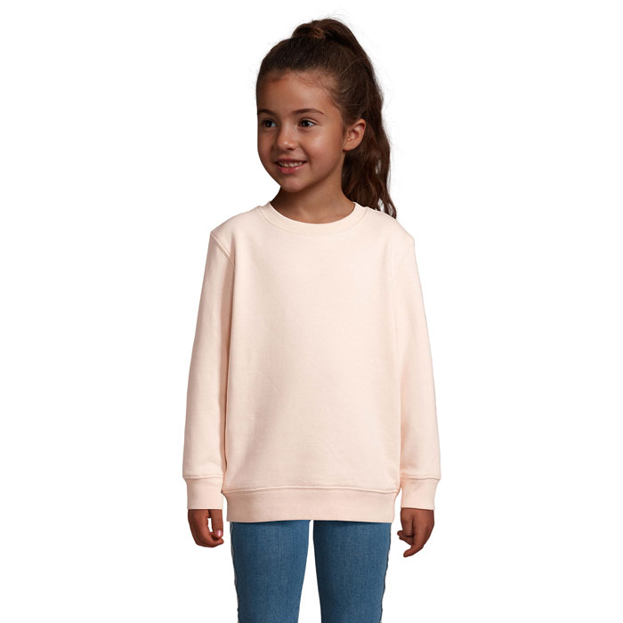 Sweater personnalisé pour enfant COLUMBIA KIDS rose crémeux